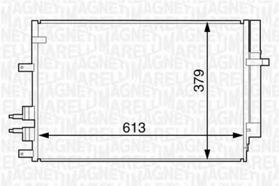MAGNETI MARELLI 350203615000 -  Конденсатор, кондиционер